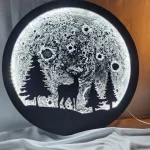 3D Moon Light (Deer)