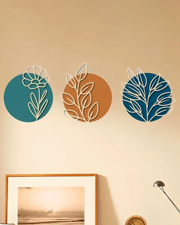 Wood Wall Art Set 2