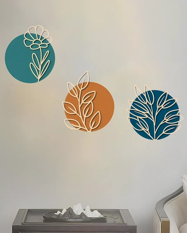 Wood Wall Art Set 2